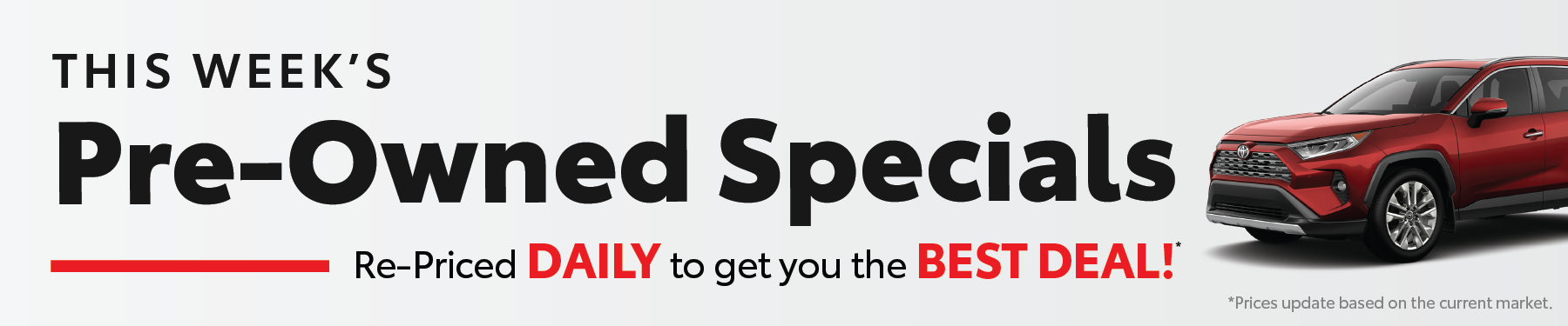 Pre-owned specials Pre-owned specials